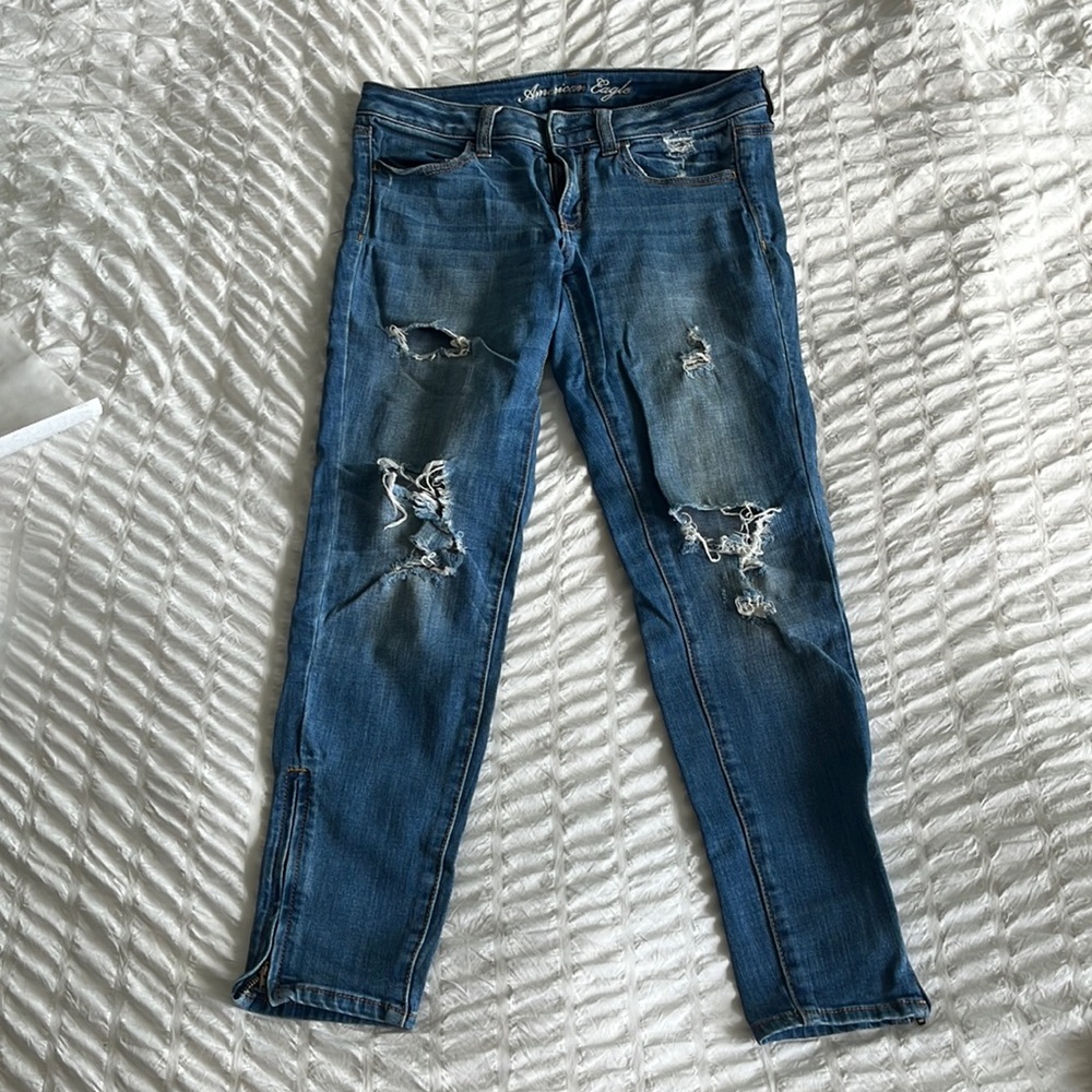 American Eagle Ripped Jeggings